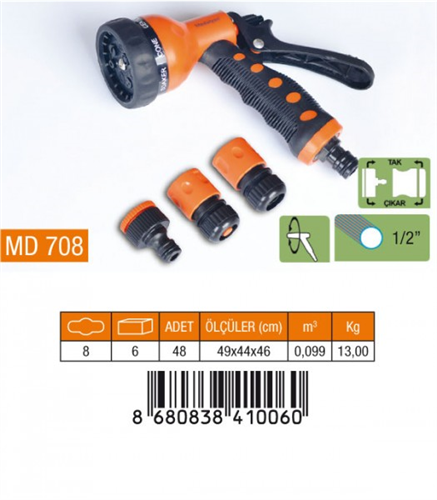 MEDALYAN OTOM. 7 FONKS. TETİKLİ TABANCA SET MD 708